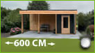Overkapping 600 cm