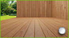 28 mm houten vloer in de tuinkamer, kleur douglas