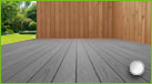 28 mm houten vloer in de tuinkamer, kleur grijs